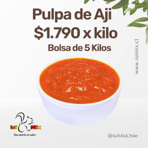 Pulpa de Aji Bolsa de 5 Kilos