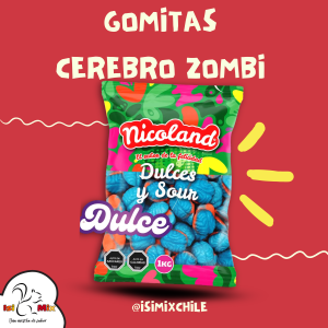 Gomita Cerebro de Zombie 1 kg