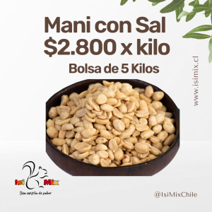 Maní Salado Bolsa de 5 Kilos