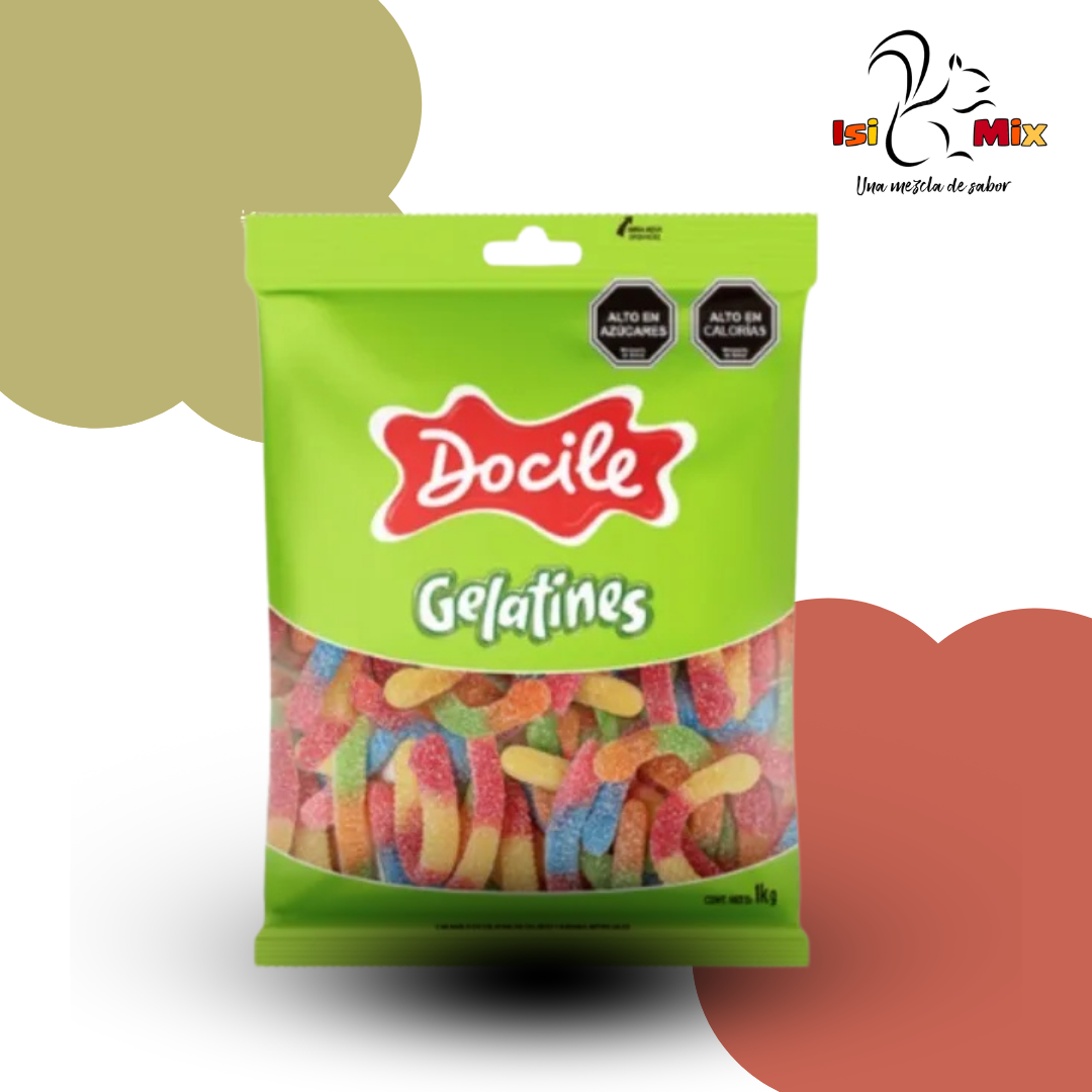 Gomitas Docile Gusanos Ácidos