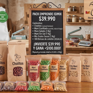 Pack Emprende Frutos Secos (Todo para empezar) - Isimix Chile